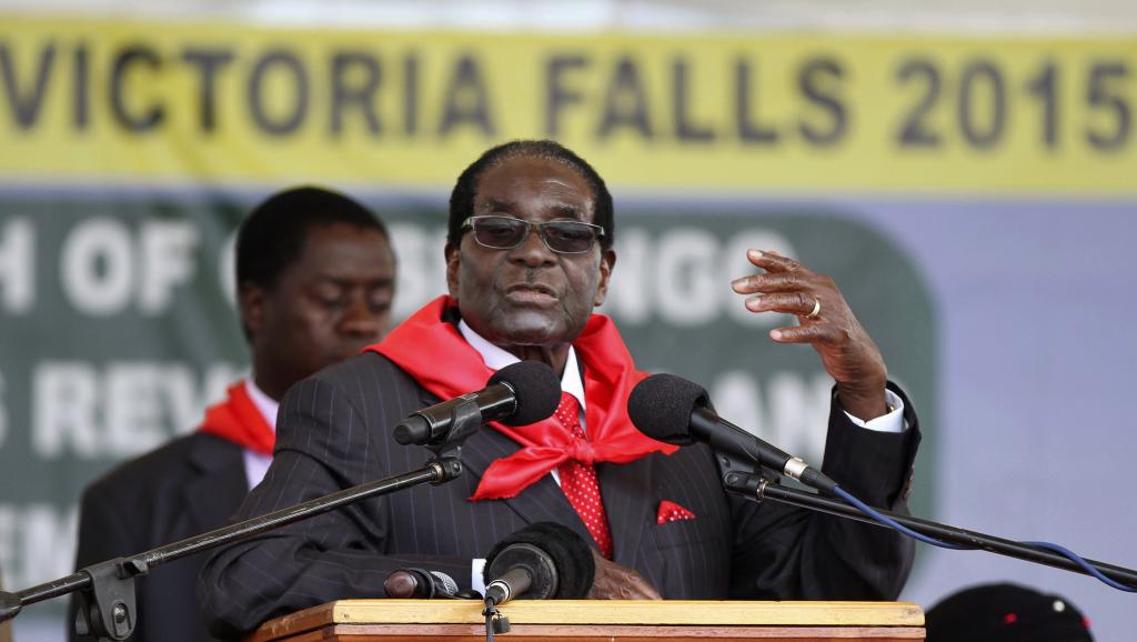 Robert Mugabe a fait plusieurs annoncent politiques lors de son discours donné à l'occasion de sa fête d'anniversaire, le 28 février. REUTERS/Philimon Bulawayo