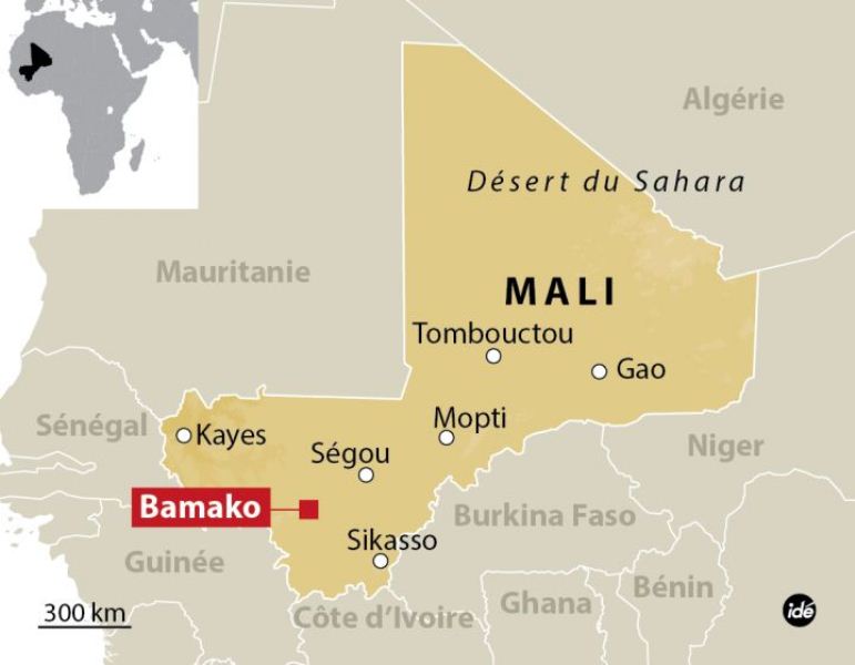 Cinq morts dans un acte terroriste à Bamako