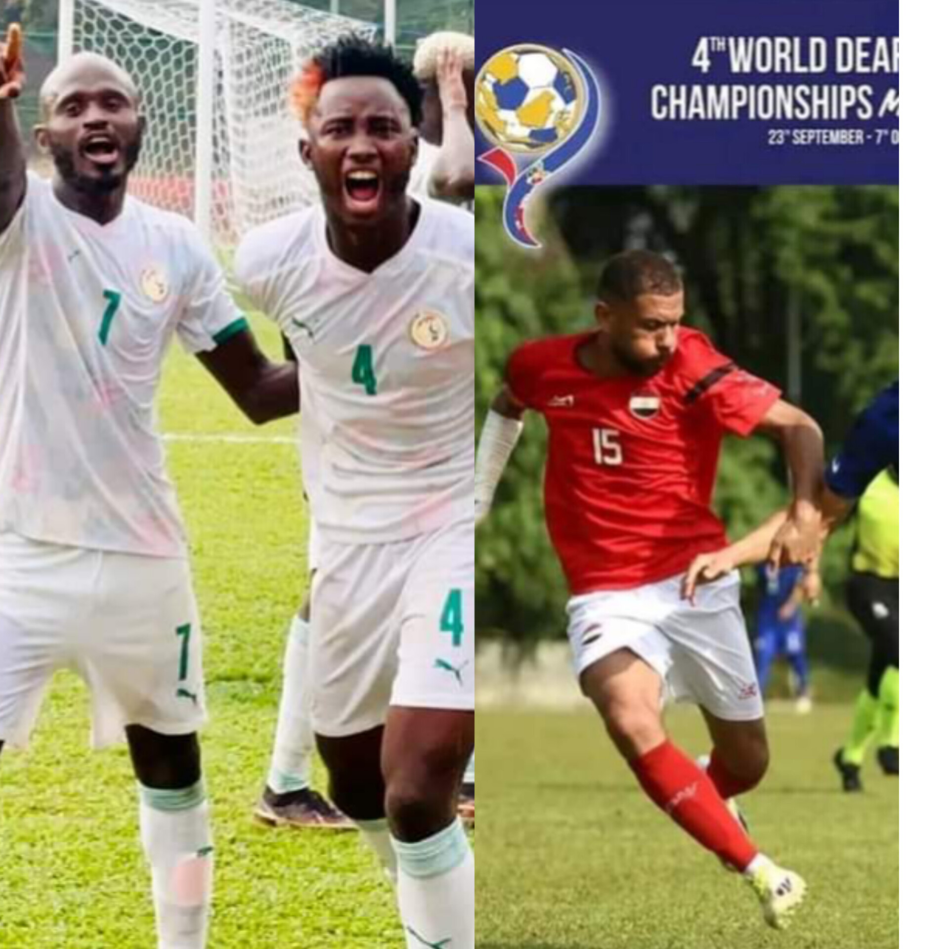Mondial de football des Sourds : le Sénégal et l’Égypte se croisent pour la troisième place