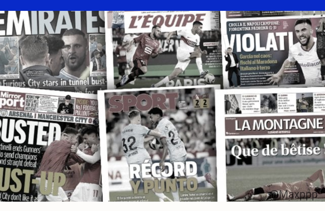 L’échange sensationnel de stars entre Naples et Arsenal, la presse française sous le choc après les incidents à Montpellier