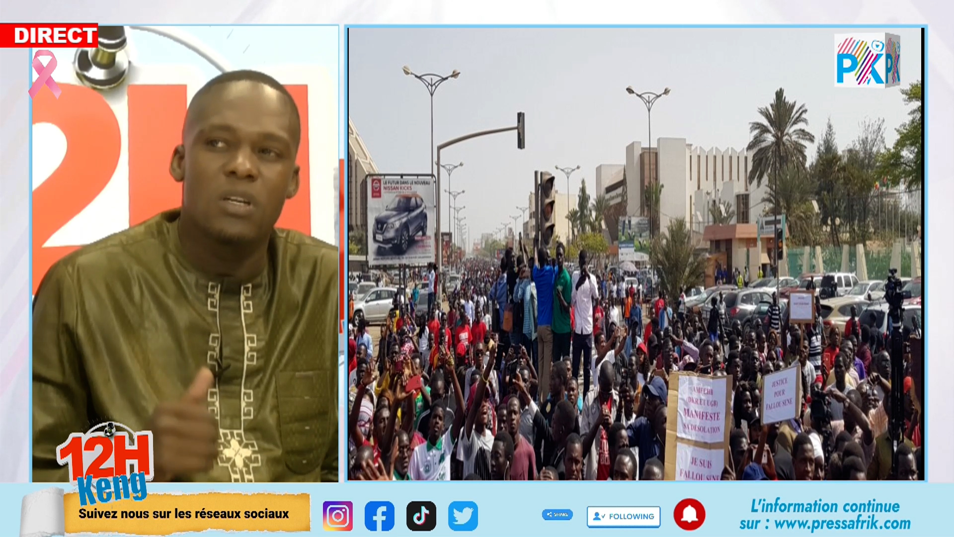 Un étudiant de l’UCAD lance un appel aux politiciens : « qu'ils se concentrent sur leur fiche de parrainage »