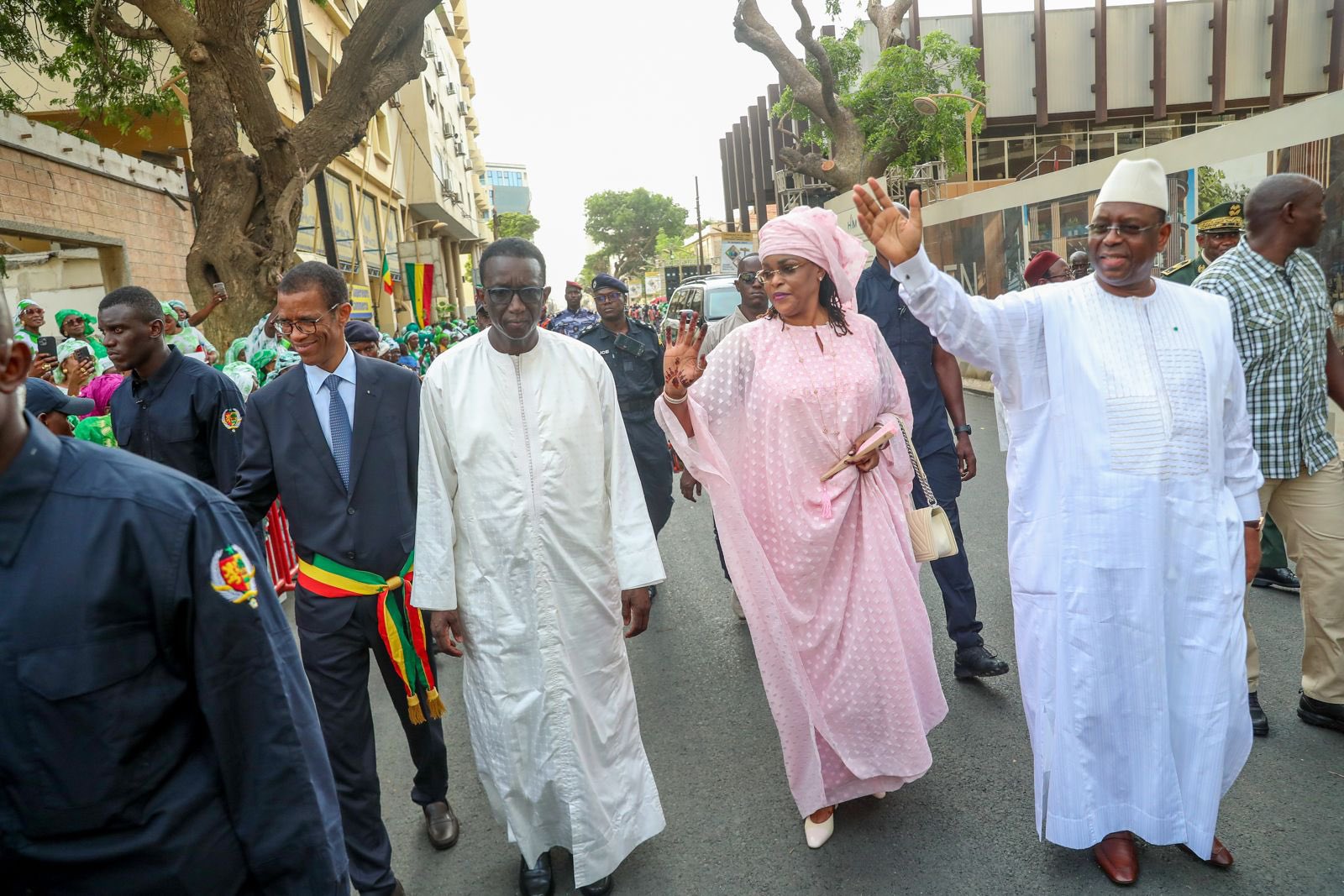 Macky Sall à l’inauguration de l’Avenue Macky Sall ce dimanche: « Je me sens fier et honoré de voir cette avenue porter mon nom »