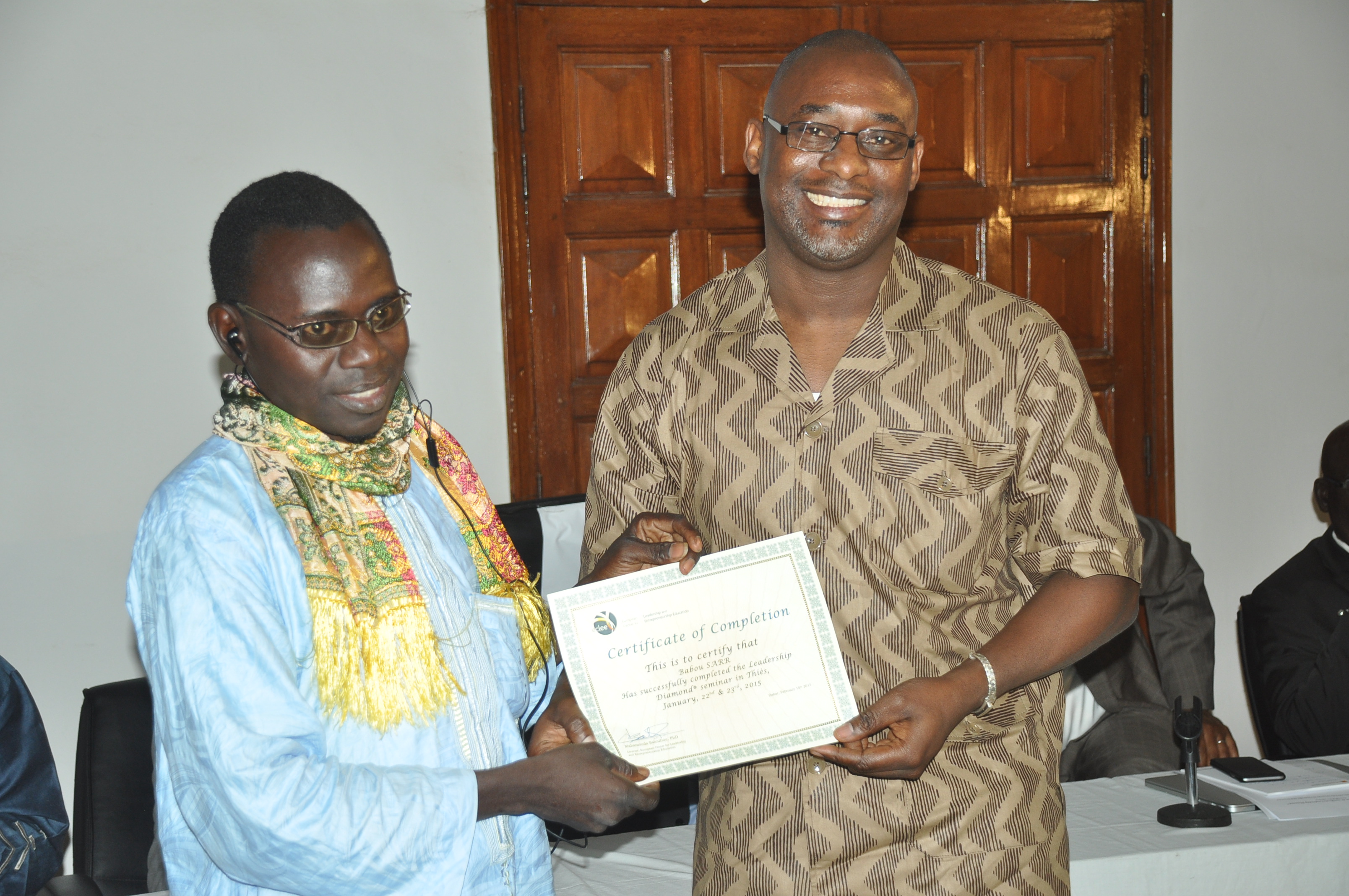 Certificat de remise de Diplôme : le CASR3PM un levier pour le développement