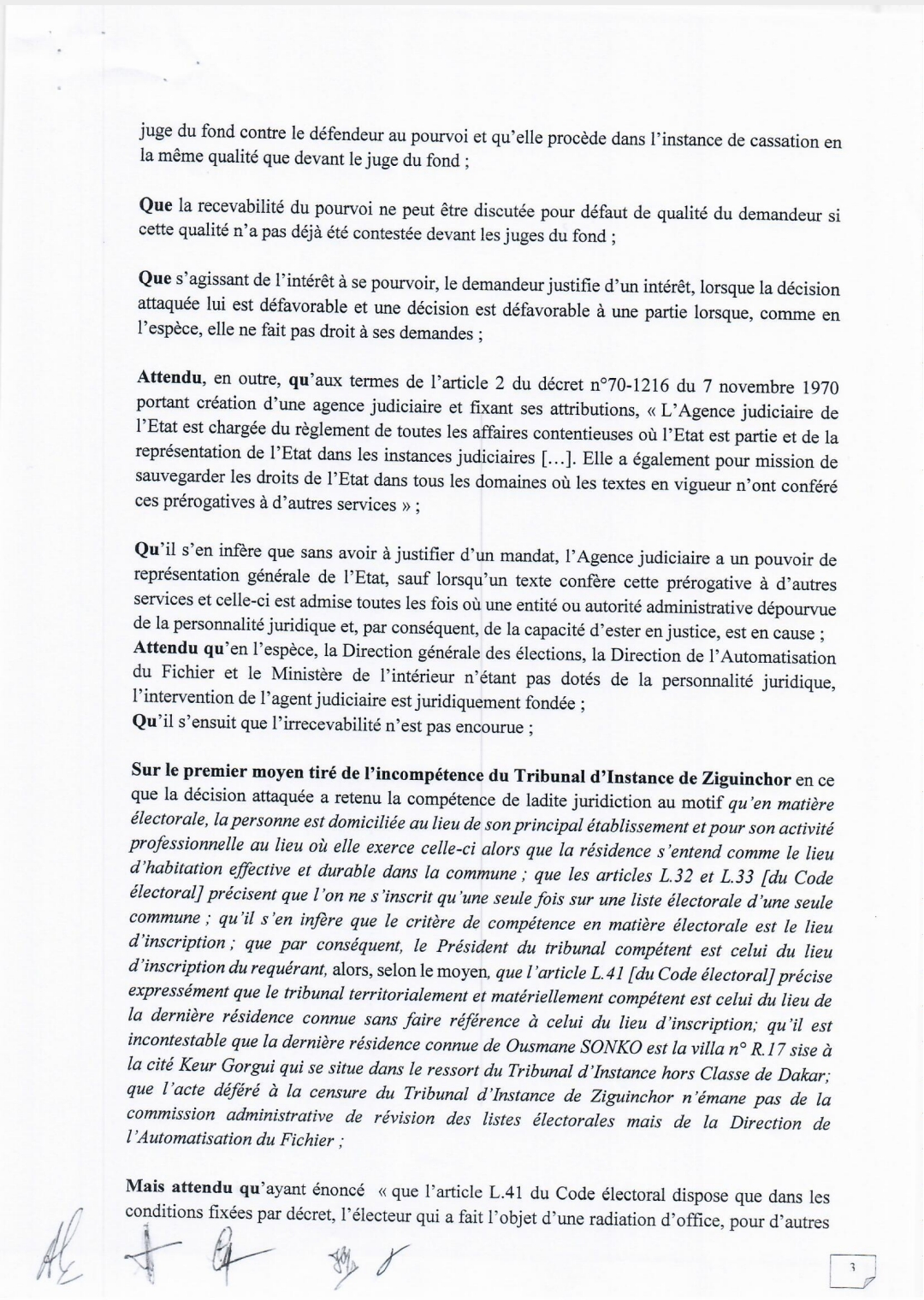 Radiation de Sonko: l'arrêt de la Cour suprême publiée sans la signature du Juge Aîssata Diallo Ba