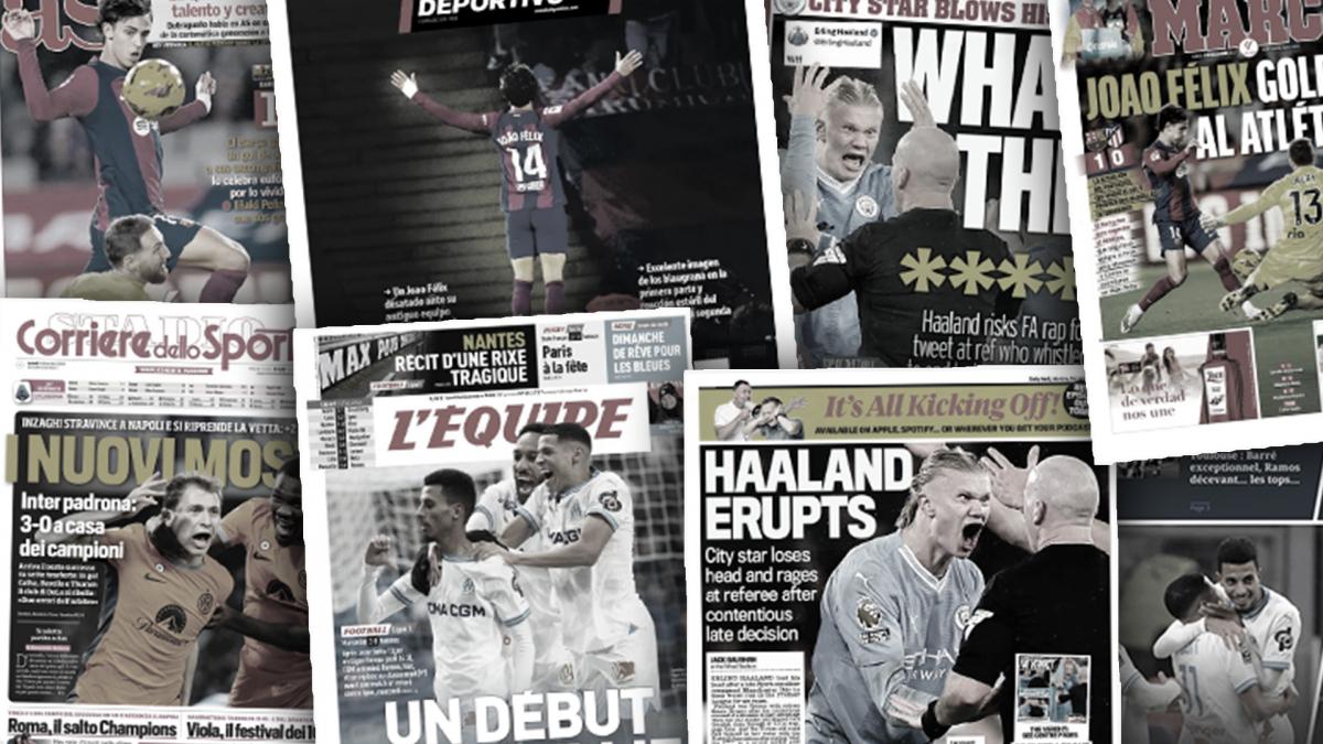 Erling Haaland sanctionné après avoir dézingué un arbitre, le Bayern Munich va jouer un sale coup au Real