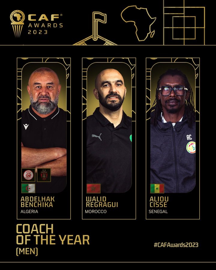 CAF Awards 2023 : Aliou Cissé parmi les trois finalistes pour le titre du meilleur entraîneur