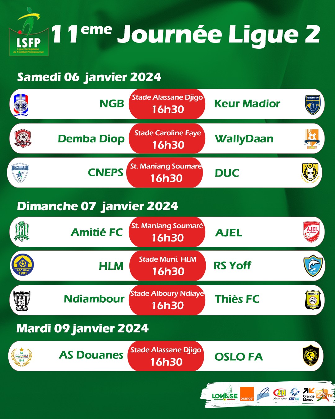 Ligue 2 : CNEPS pour creuser l’écart, Oslo FA à l'affût