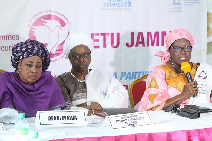 Pour le lancement de son programme d'activités : la plateforme des femmes "Etu Jamm" fera face à la presse ce mercredi