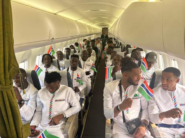 CAN 2023: grosse frayeur dans l'avion transportant l'équipe de la Gambie, tous les joueurs débarqués