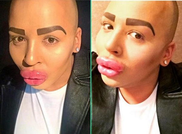 Le fan/sosie raté de Kim Kardashian est terrifié...