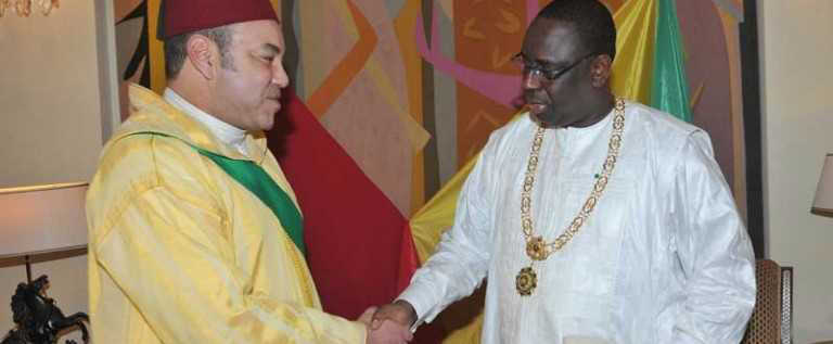 Le roi du Maroc, Mohamed VI à Dakar aujourd'hui