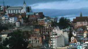 Le centre de Tananarive, la capitale malgache.