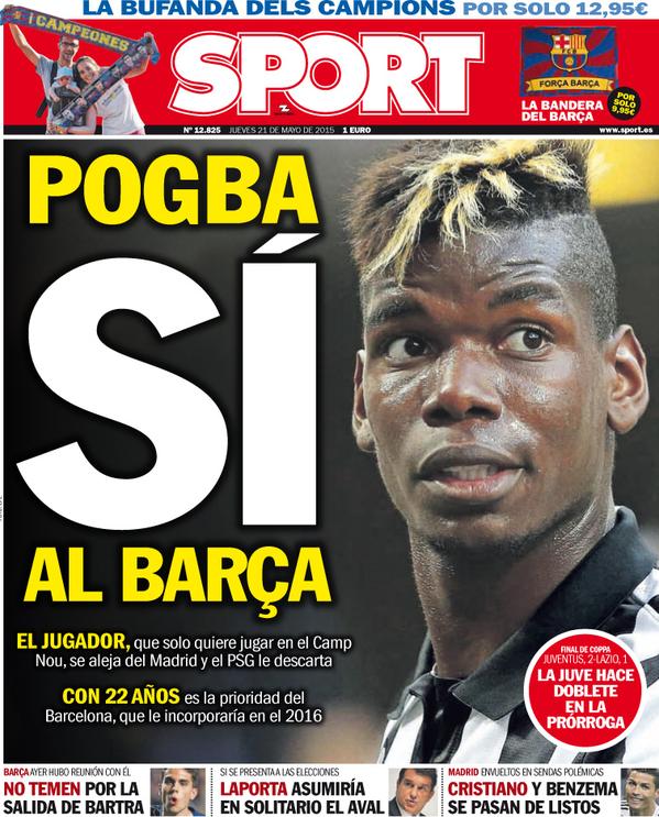 Transfert : Paul Pogba aurait dit «oui au Barça»...selon la presse espagnole