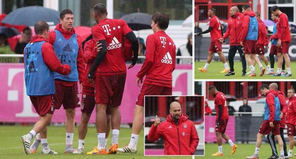 Bayern Munich : Altercation entre Boateng et Lewandowski qui ont été envoyés aux vestiaires par Guardiola