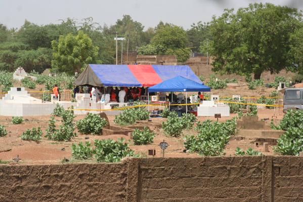 Burkina Faso: quelques images de l'exhumation du corps présumé de Thomas Sankara