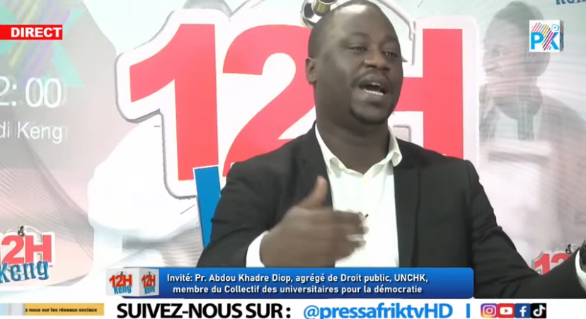 Loi d’amnistie : Abdou Khadre Diop affirme que cette loi risque de léser certains citoyens 