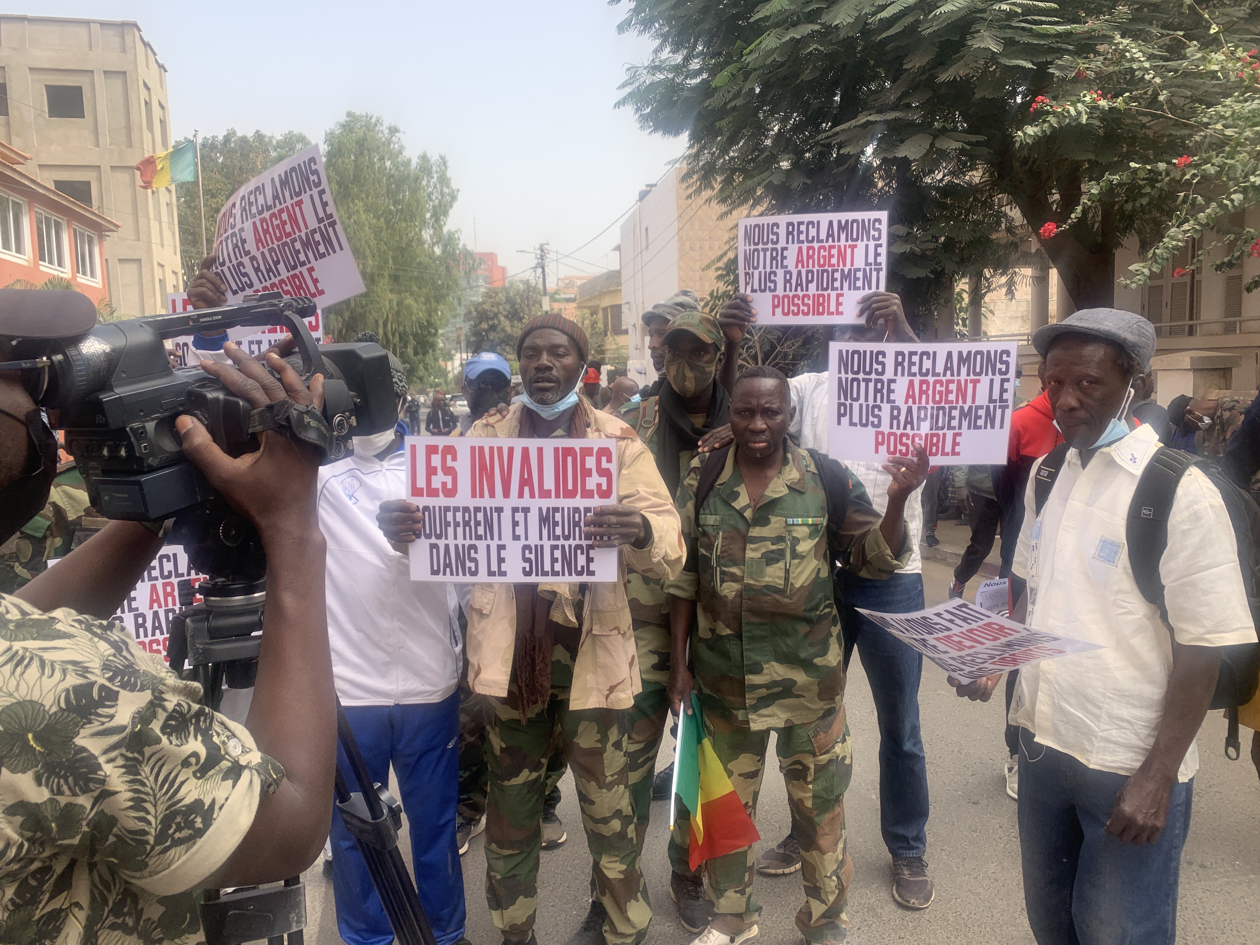 Manifestation des militaires invalides: Ousseynou Fall accuse "l'armée d'être responsable de leur situation" 