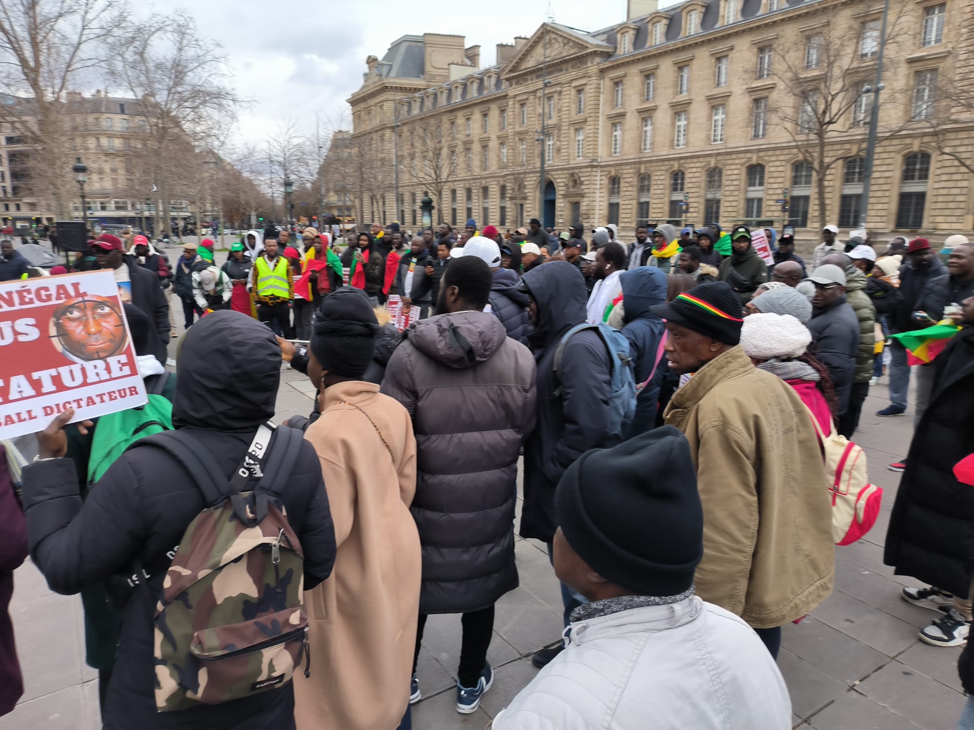 Paris : une grande manifestation pour "dénoncer le putsch constitutionnel" de Macky Sall (images)