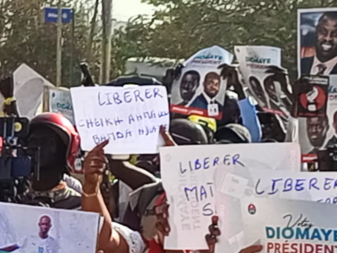 Manifestation pour la libération des détenus politiques : Cheikh Omar Diagne annonce la construction d’un monument emblématique pour les détenus