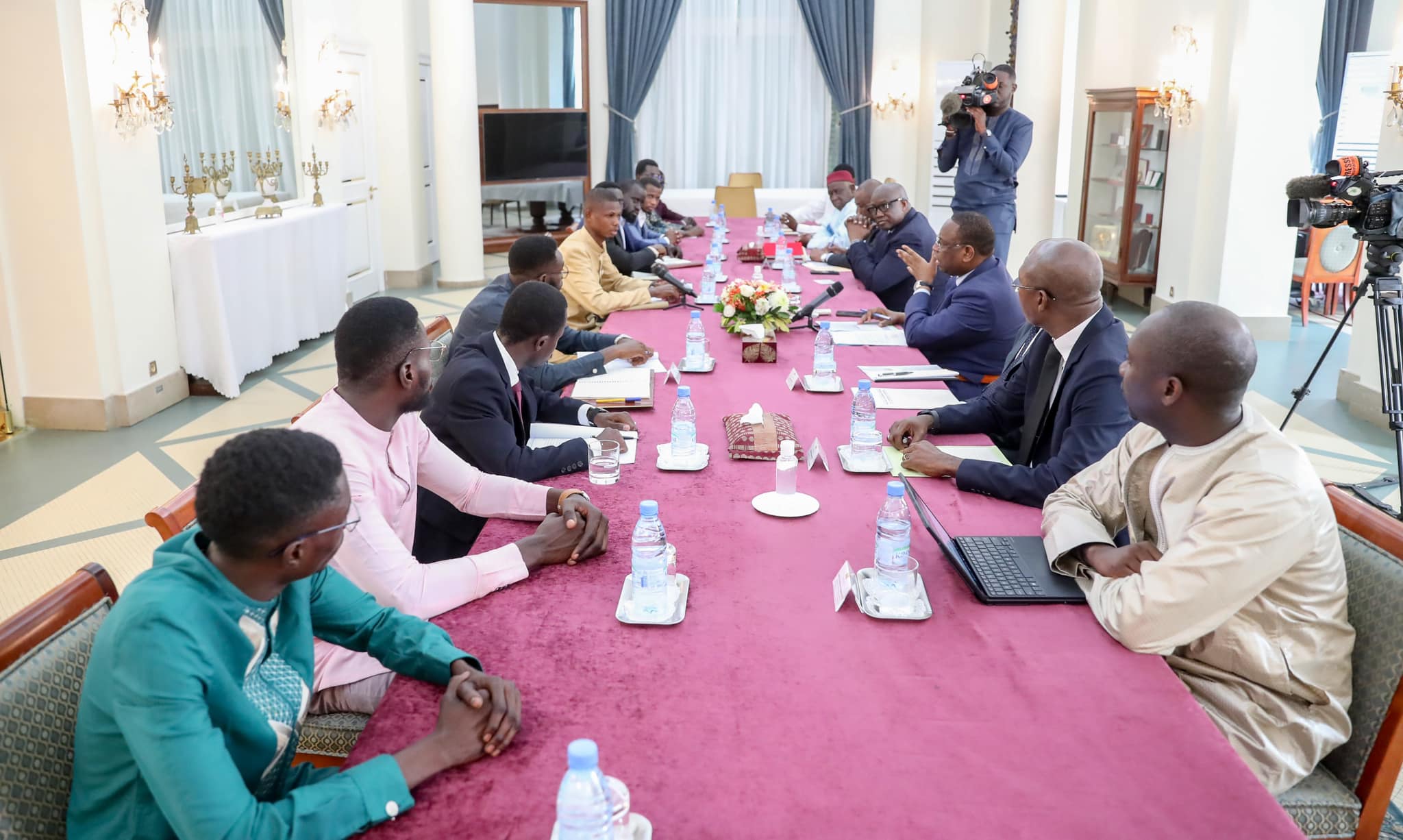 Décès de Alpha Yoro Tounkara et Prosper Senghor : Macky Sall a reçu en audience la coordination des étudiants de Saint-Louis