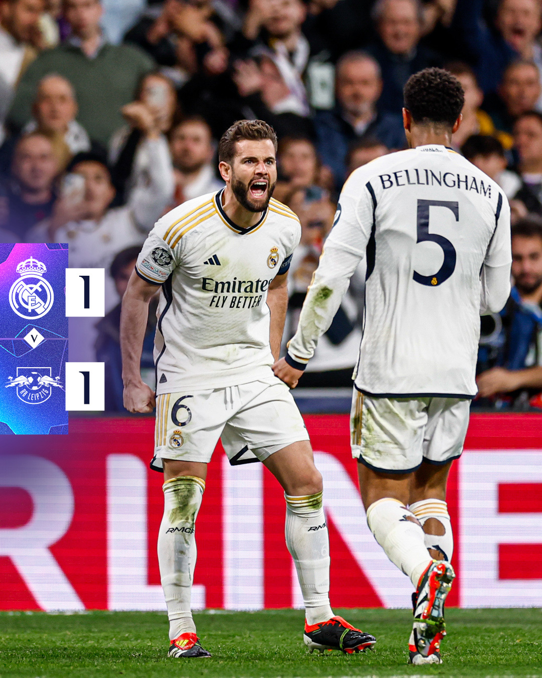 Ligue des champions: malmené à domicile par Leipzig, le Real Madrid se qualifie en quart de finale