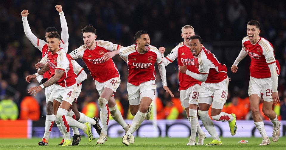 Ligue des champions : Arsenal écarte Porto aux tirs au but et rejoint les quarts de finale