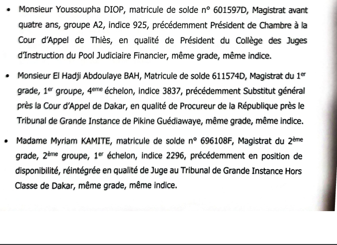Conseil supérieur de la Magistrature : plusieurs décisions prises par le Président Macky Sall