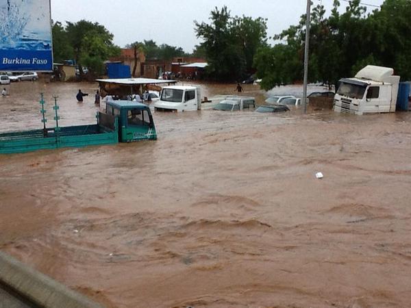 Premières grosses pluies à Ouagadougou et déjà des dégâts