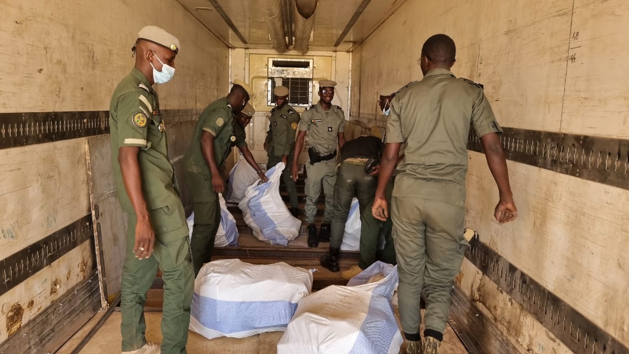 Tambacounda : 1137,6 kg de cocaïne d'une valeur de 90 milliards de F Cfa saisis à Kidira