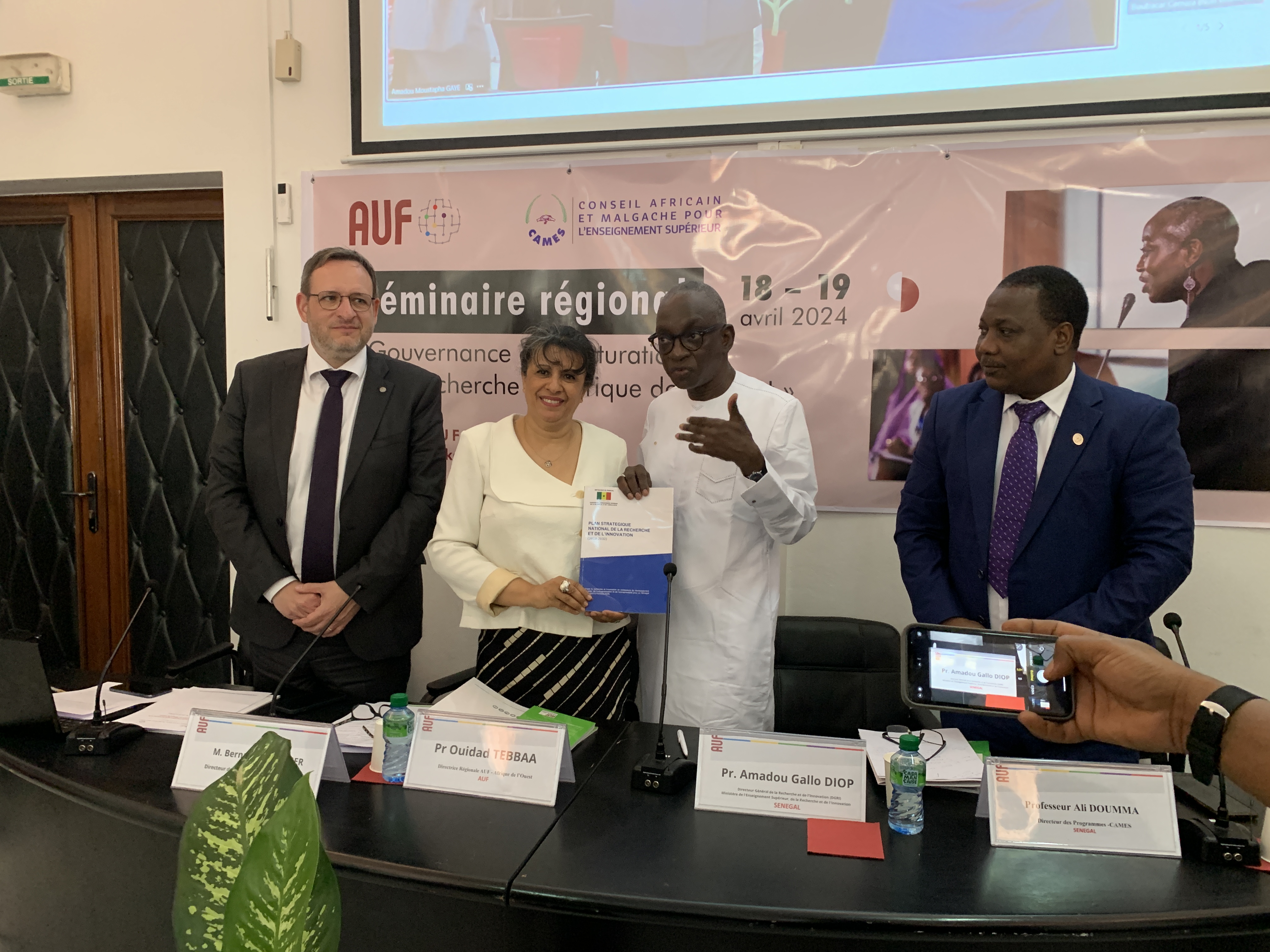 Dakar : l'AUF vise à renforcer la gouvernance et la structuration de la recherche en Afrique de l'Ouest