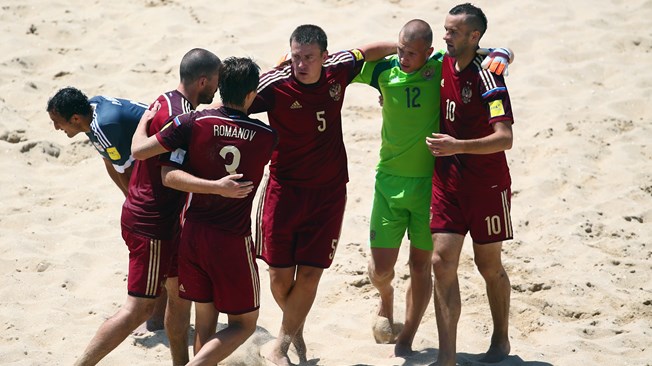 Mondial beach soccer : La Russie joue à se faire peur devant le Paraguay (7-5)