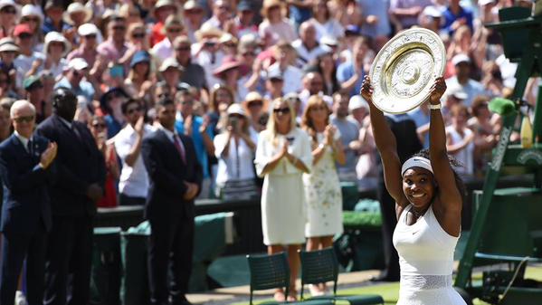 Wimbledon: sixième trophée pour Serena Williams