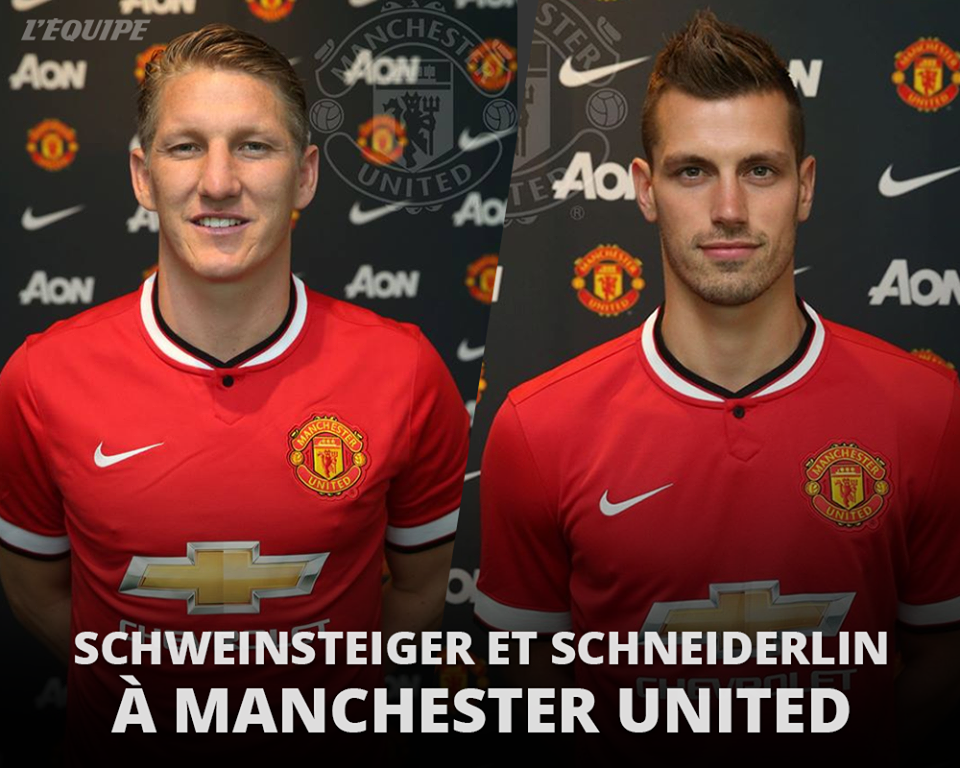 OFFICIEL : Bastian Schweinsteiger et Morgan Schneiderlin rejoignent Manchester United