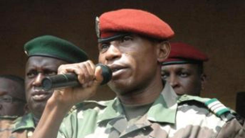 Moussa Dadis Camara lorsqu'il était chef de la junte militaire. Laurent Correau / RFI