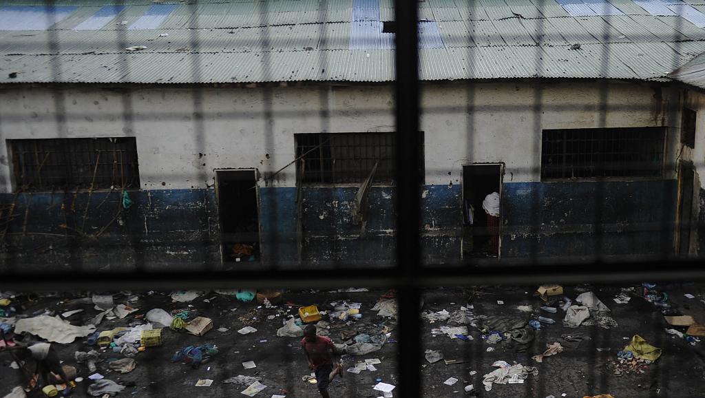 Vue de la prison de Goma, RDC. AFP PHOTO/Tony KARUMBA