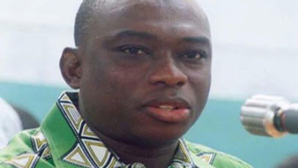 Kouadio Konan Bertin lorsqu'il était président des jeunes du Parti démocratique de Côte d'Ivoire. Facebook.com
