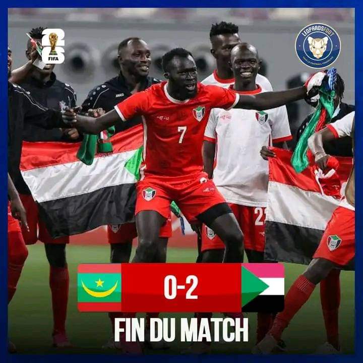 Éliminatoires Mondial 2026: le Soudan bat la Mauritanie et prend provisoirement la tête du groupe B