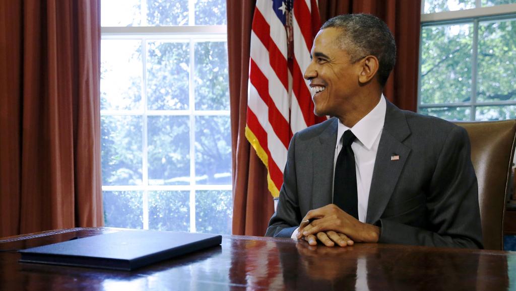 A cinq mois de la conférence de Paris, Barack Obama annonce un plan de lutte inédit contre le réchauffement climatique. REUTERS/Jonathan Ernst