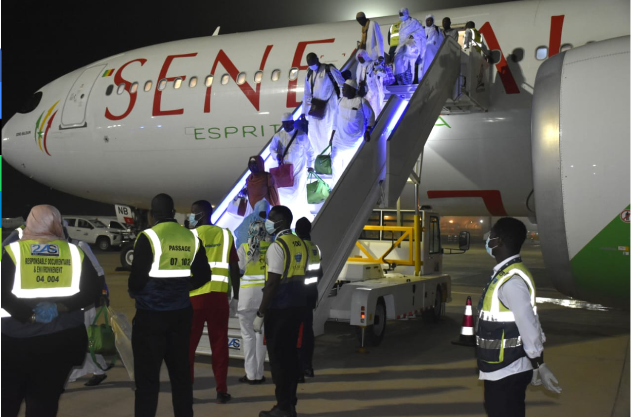 Hajj : arrivée d’un premier vol de 285 pèlerins sénégalis venus de la Mecque
