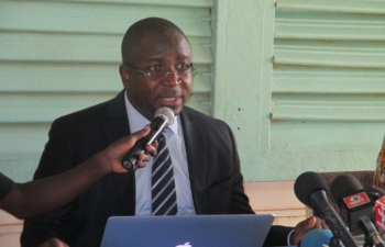 Le porte-parole de la Coordination des Organisations de la société civile et du Mvt "Le Balai citoyen" au Burkina, Me Hervé Kam