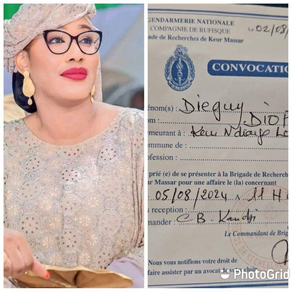 Dieguy Diop : « c'est pour ma passation de service que j'ai été convoquée à la gendarmerie »