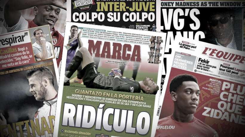 Le Real Madrid détruit par la presse espagnole, van Gaal taillé en pièces