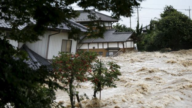 Inondations au Japon