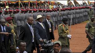 Visite historique de Museveni au Soudan