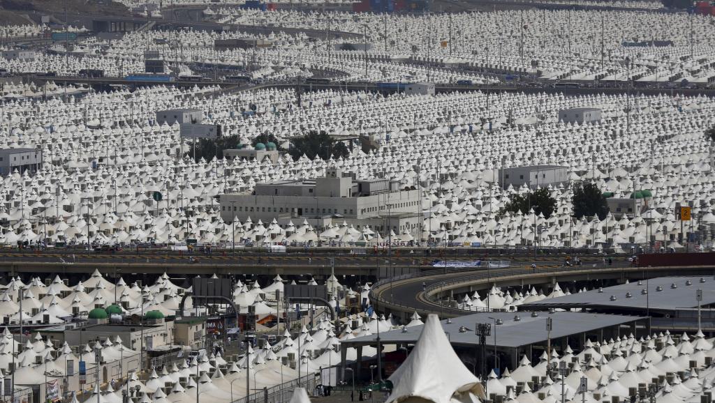 La ville de Mina, près de La Mecque, où la bousculade meurtrière s'est produite le 24 septembre 2015. REUTERS/Ahmad Masood