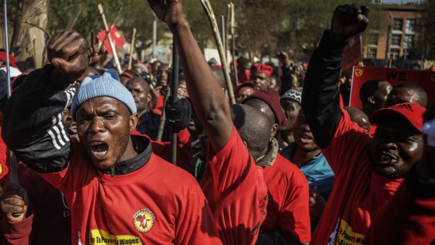 Marche anticorruption en Afrique du Sud