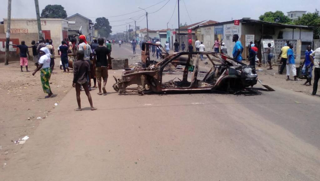 A Brazzaville, les manifestations tournent à l’affrontement violent.