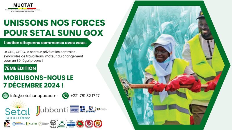 Setal Tdl « Setal Sunu Gox » : la Coalition des Confédérations Syndicales de ...