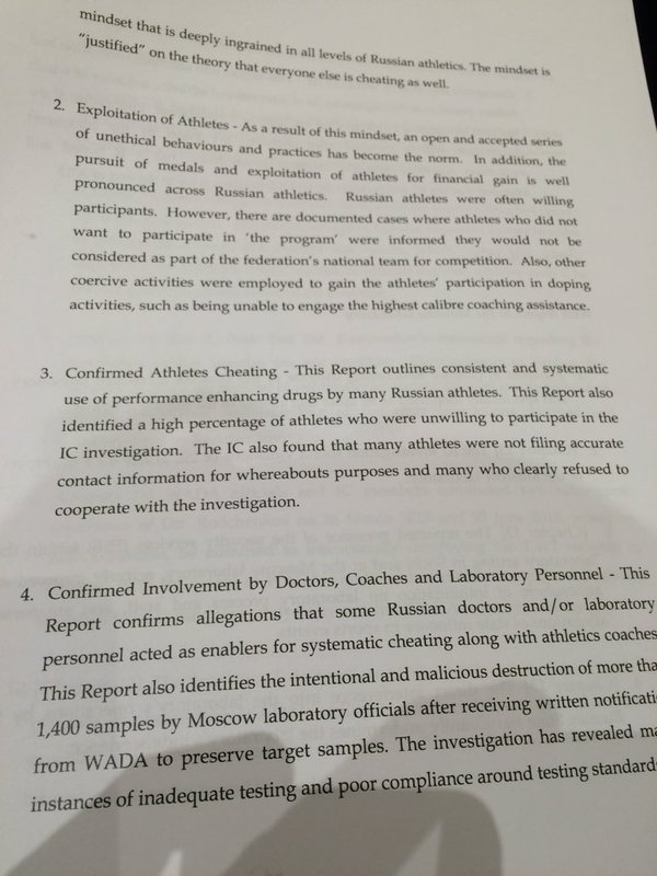 Dernière minute Dopage dans l'Athlétisme: AMA recommande de suspendre la fédération Russe