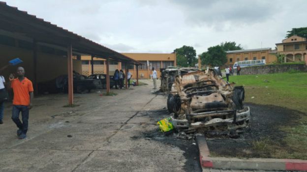 Des étudiants manifestent à Kinsasha